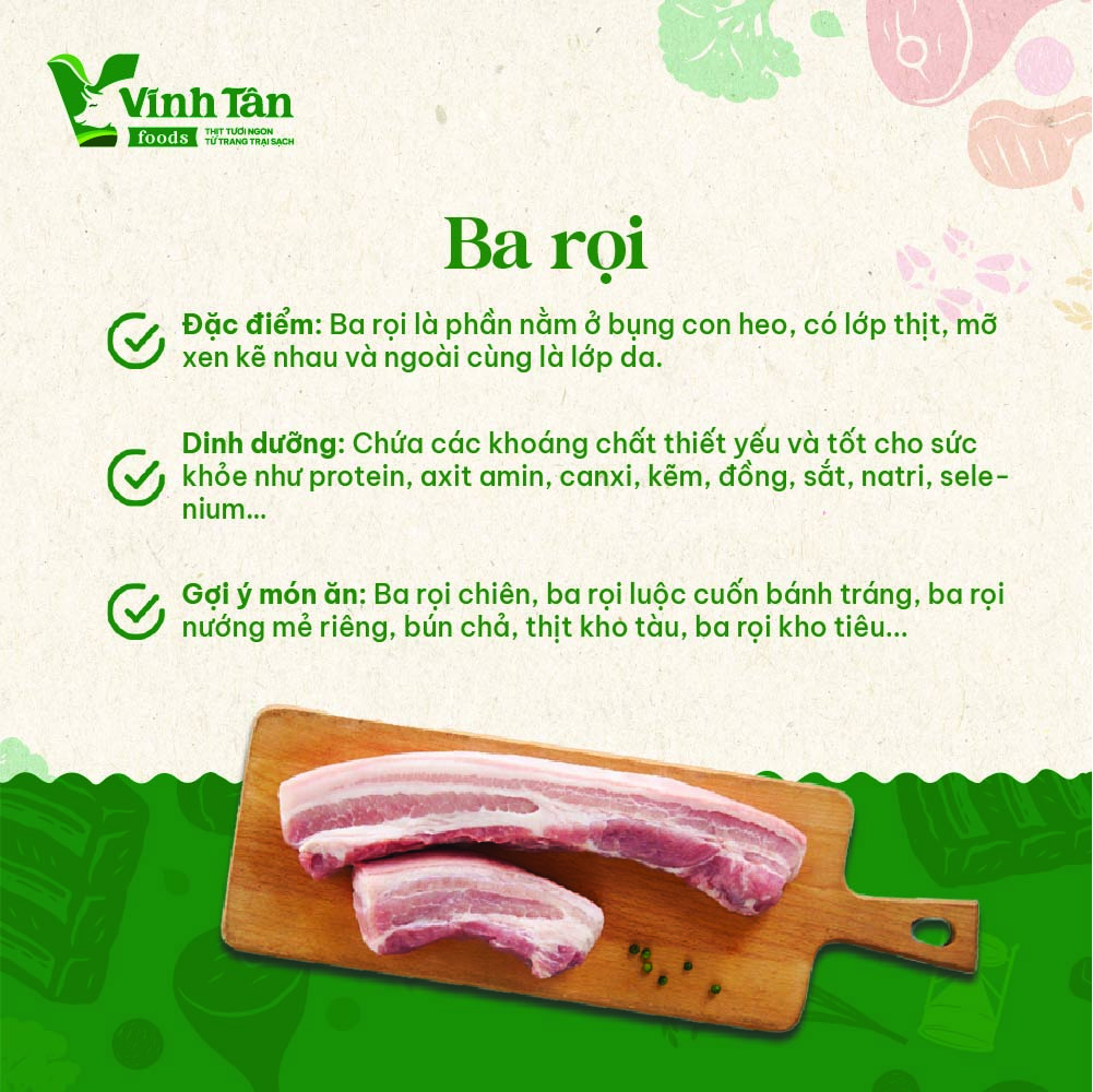 Ba rọi heo - 100% tươi ngon từ gốc | Cửa hàng thịt heo sạch TPHCM ...
