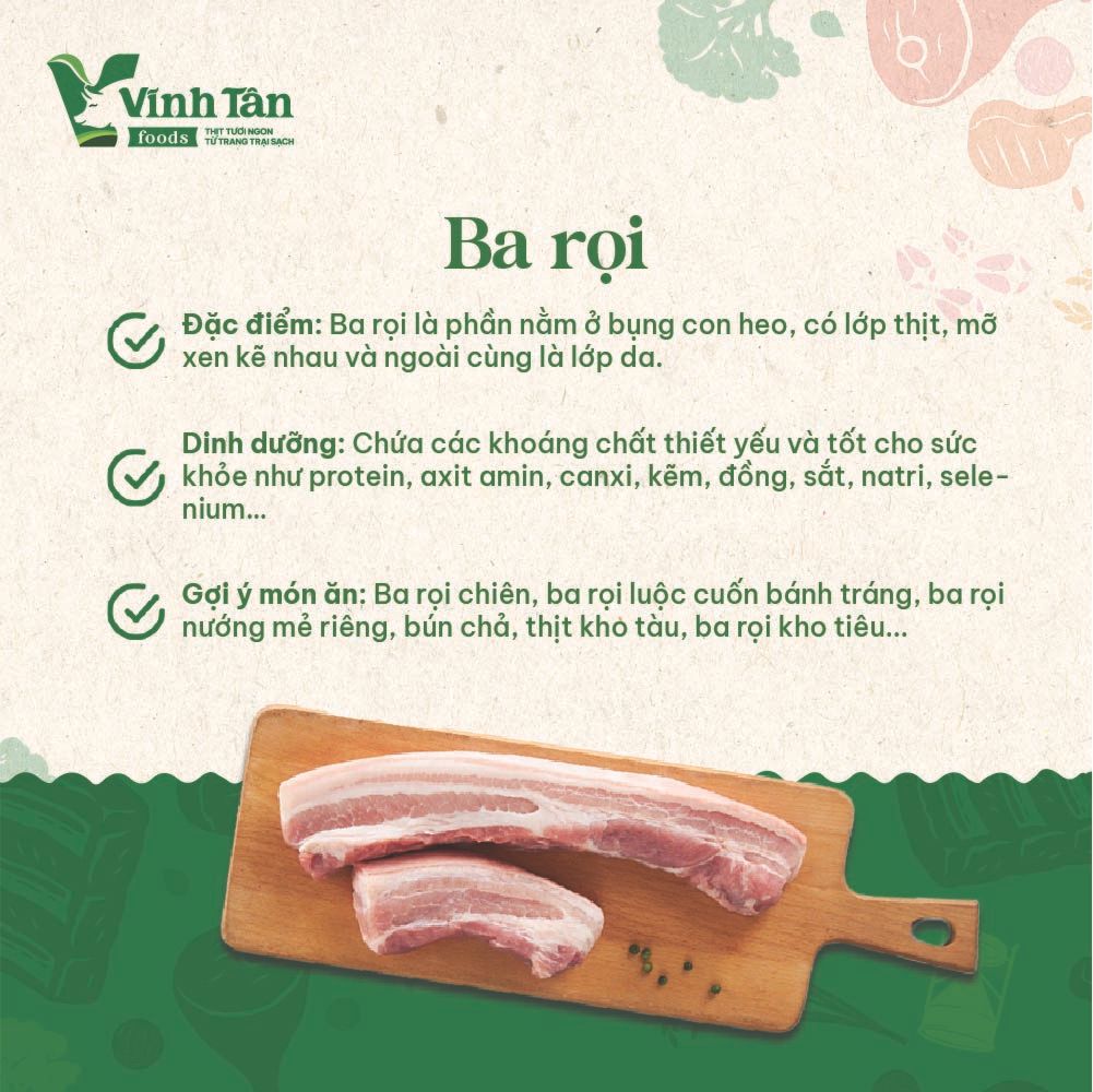 Ba rọi heo - 100% tươi ngon từ gốc | Cửa hàng thịt heo sạch TPHCM ...
