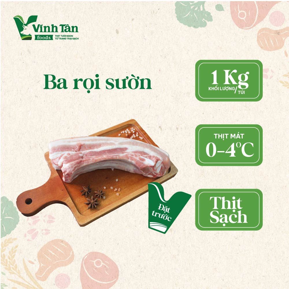  BA RỌI SƯỜN | ĐẶT TRƯỚC 