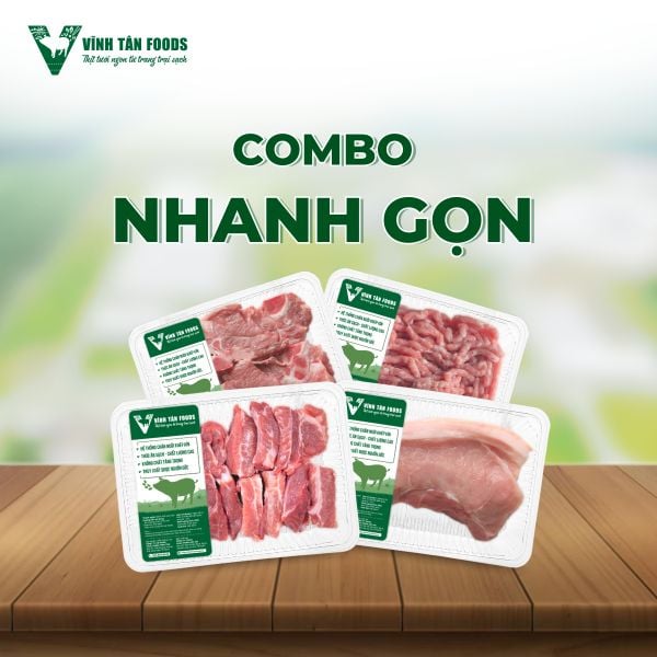  Combo nhanh gọn (4 loại thịt) 