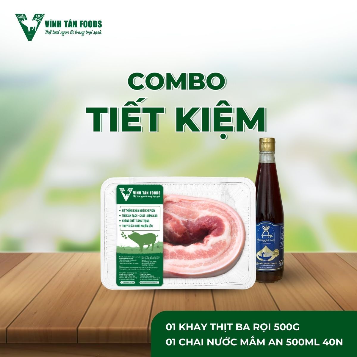  Combo tiết kiệm | Thịt & Nước mắm An 30N 
