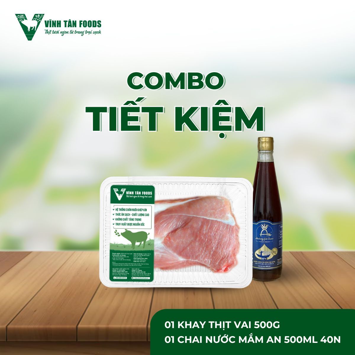  Combo tiết kiệm | Thịt & Nước mắm An 30N 