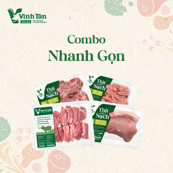  COMBO NHANH GỌN (4 loại thịt) 