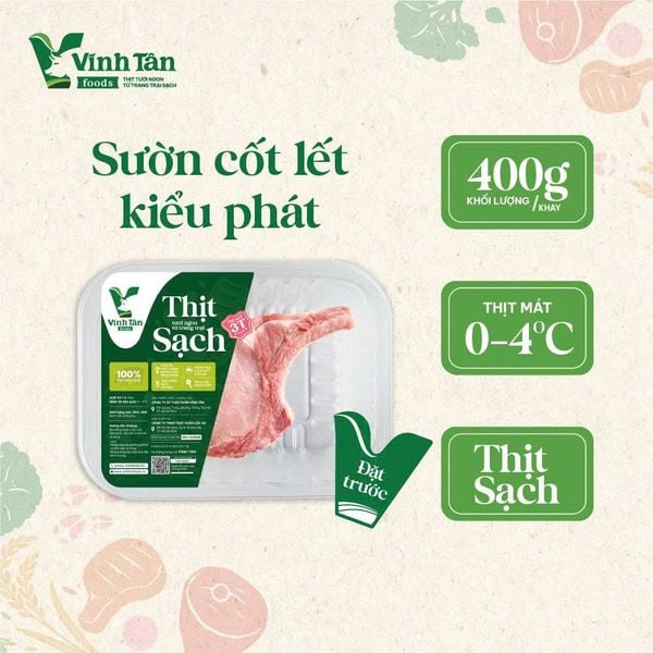  SƯỜN CỐT LẾT PHÁP 400G | ĐẶT TRƯỚC 