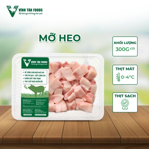  Mỡ heo | 300G/Khay 