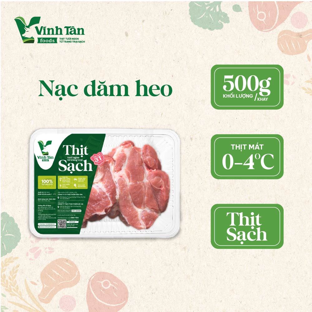 nạc dăm heo Vĩnh Tân Foods