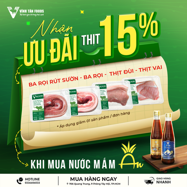  Combo tiết kiệm | Thịt & Nước mắm An 30N 