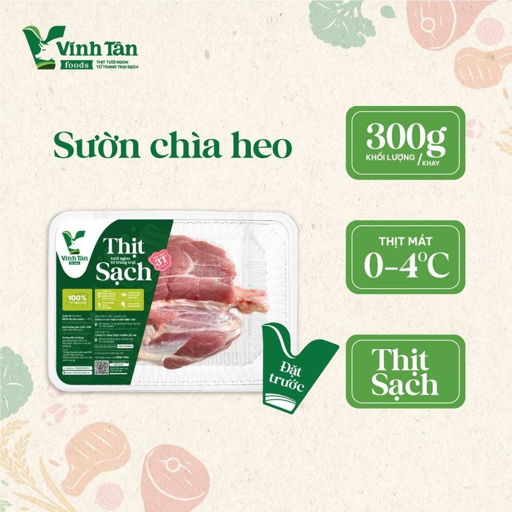  SƯỜN CHÌA | ĐẶT TRƯỚC 