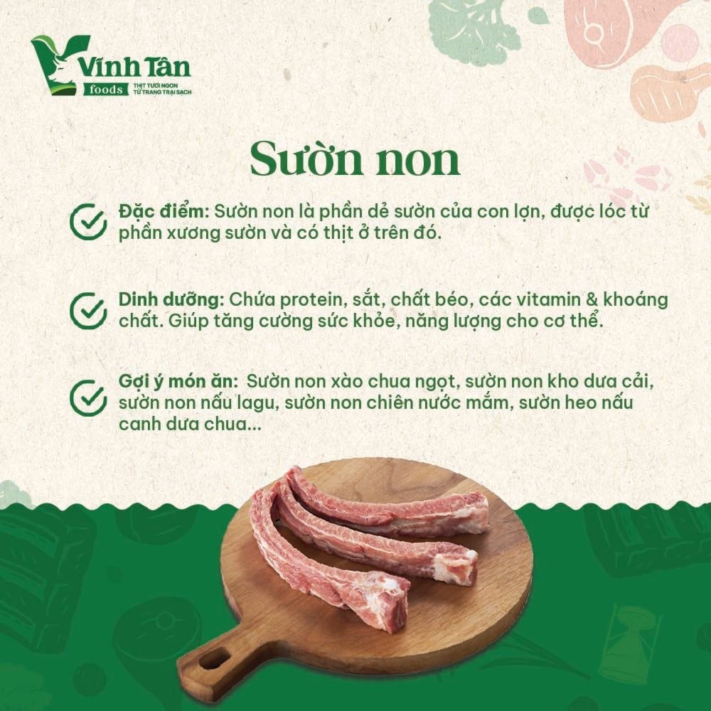  SƯỜN NON HEO 