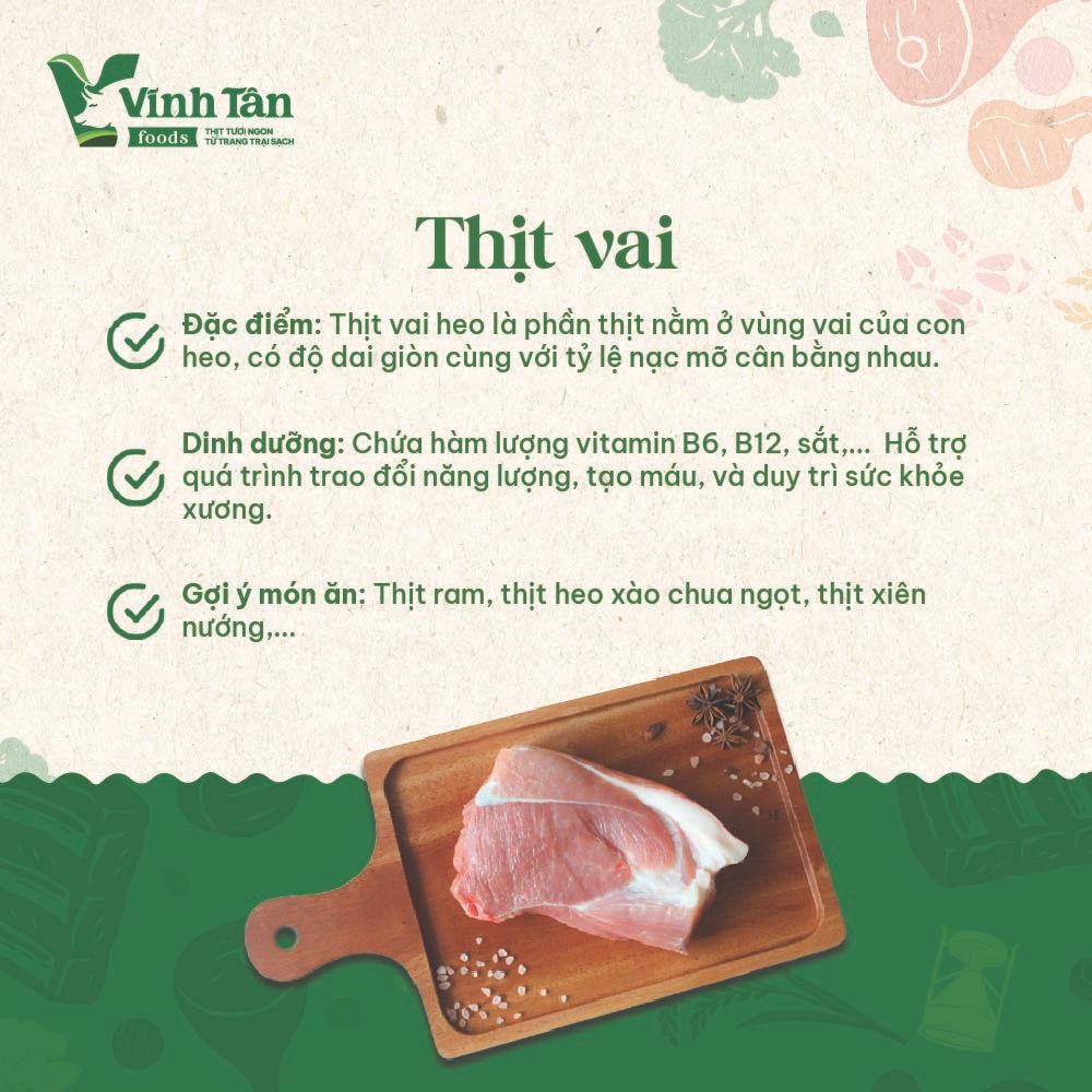  THỊT VAI HEO 