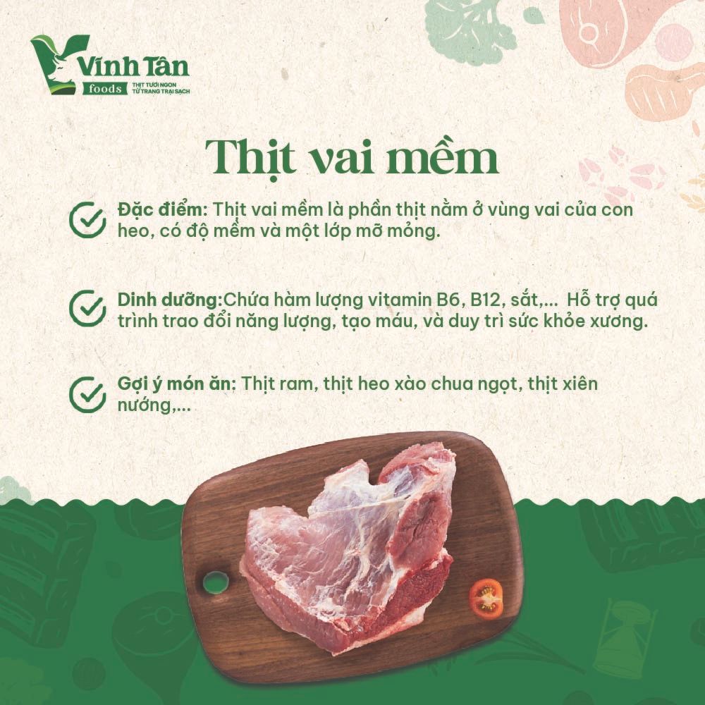  THỊT VAI MỀM - THỊT TƯƠI DEAL SỐC GIẢM 15% 