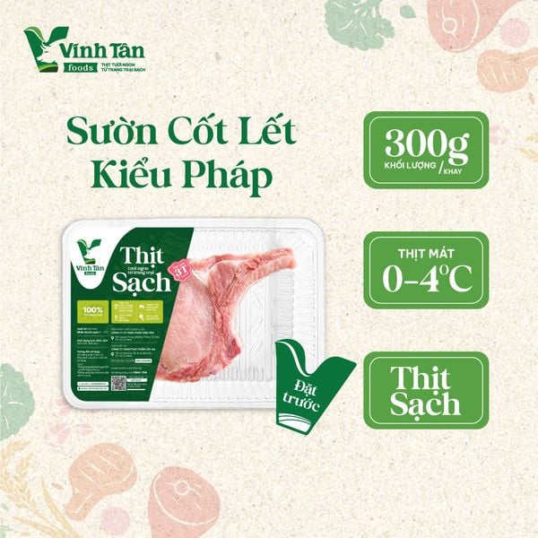  SƯỜN CỐT LẾT KIỂU PHÁP | ĐẶT TRƯỚC 
