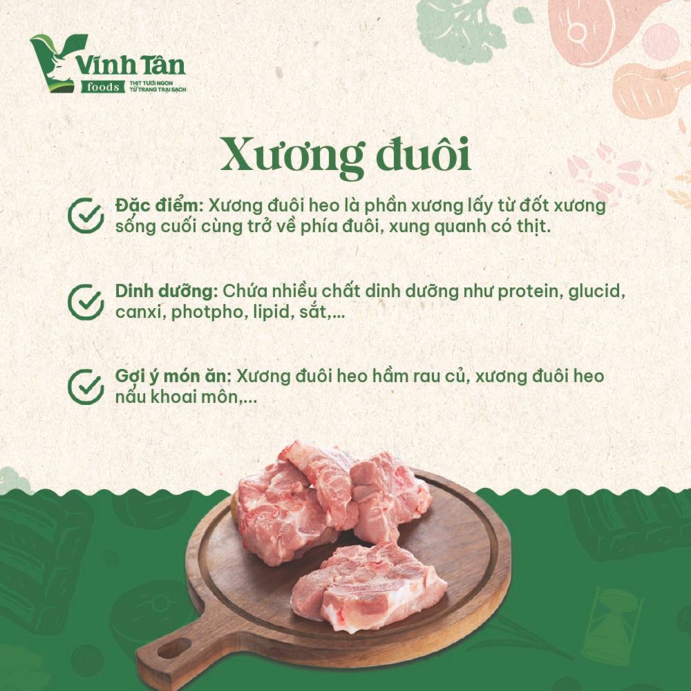  XƯƠNG ĐUÔI HEO 