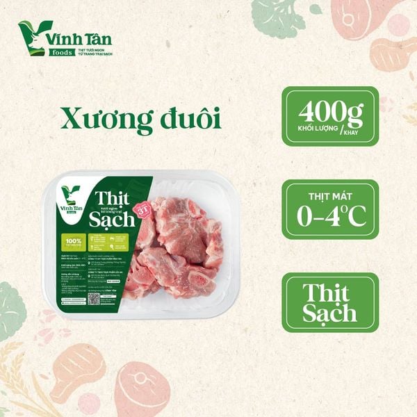  XƯƠNG ĐUÔI HEO 400G 