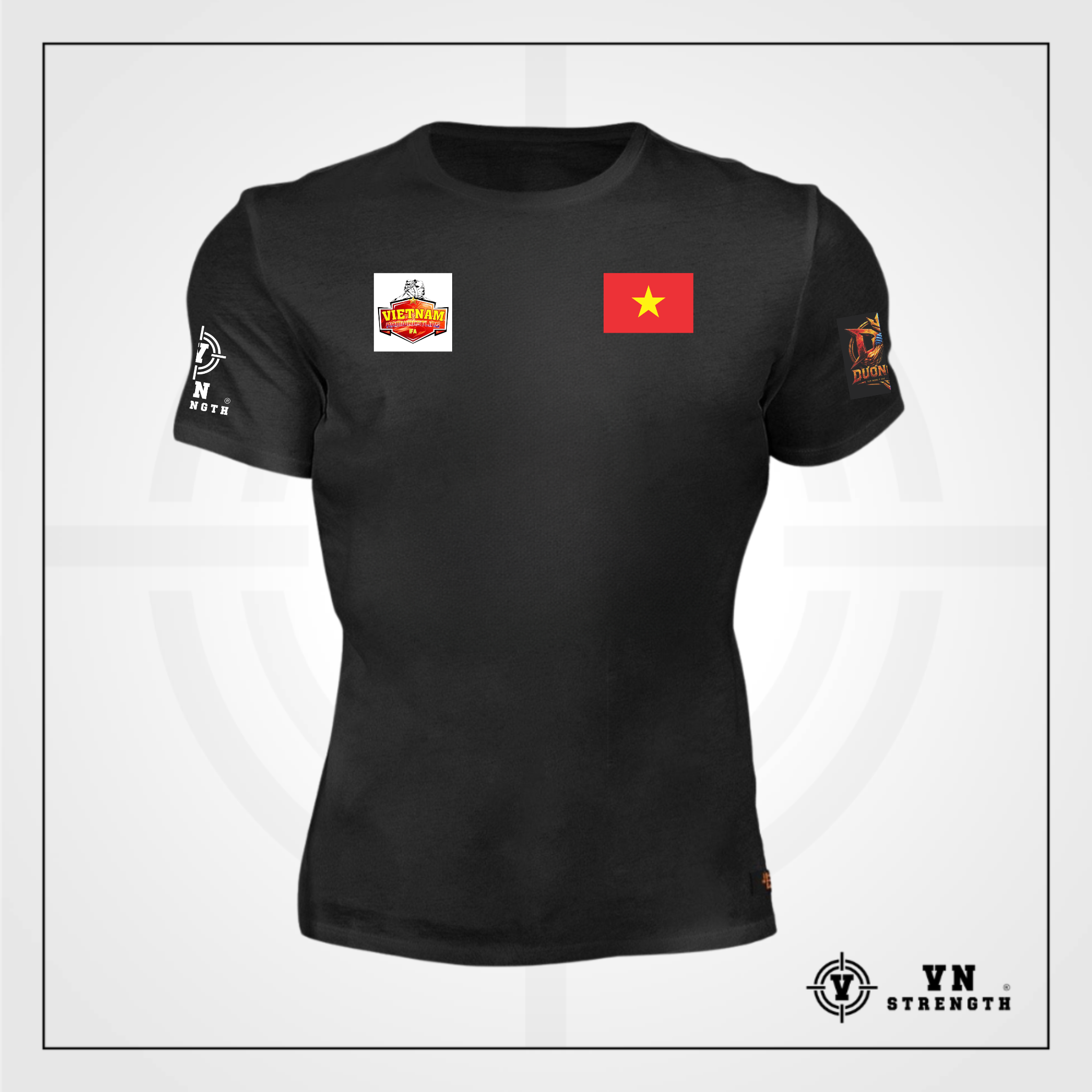 Áo Phông Giải Vật Tay Việt Nam 2026︱Vietnam Armwrestling T-shirt ︱AVT-003