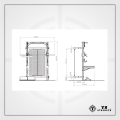 GIÀN TẠ ĐA NĂNG︱FULL WALL RACK︱GT001