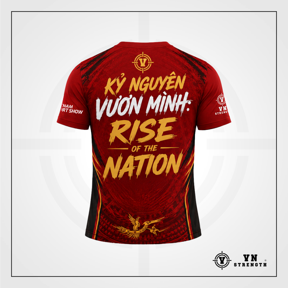 Áo Phông Giải Vật Tay VN-Strength ® 2026︱Armwrestling Championship T-shirt︱AVT-002