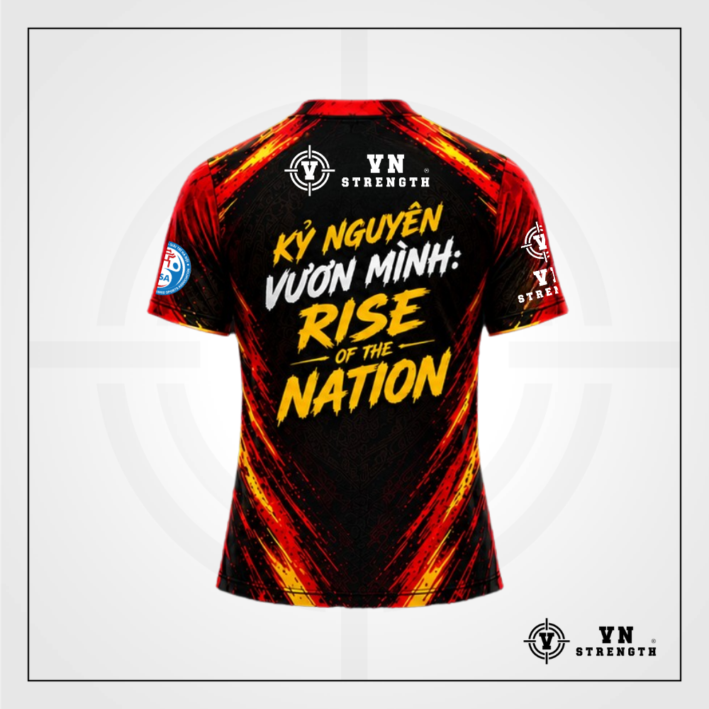 Áo Phông Giải Vật Tay Hà Nội Mở Rộng 2026︱HaNoi Open Armwrestling T-shirt︱AVT-005