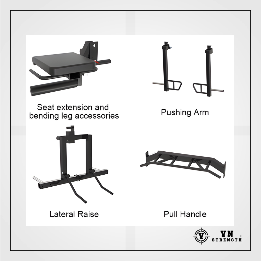 GIÀN TẠ ĐA NĂNG︱FULL WALL RACK︱GT001