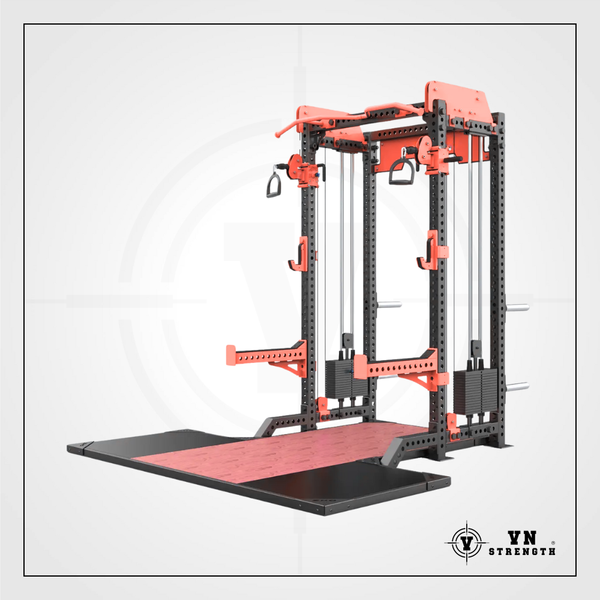 Giàn Tạ Đa Năng︱PowerFlex Half Rack (Selectorized) with Platform︱E6252BP