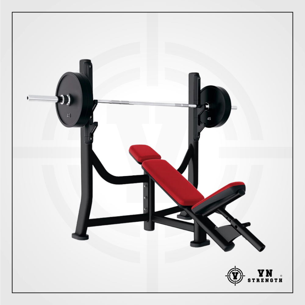 MÁY TẬP NGỰC TRÊN︱
OLYMPIC INCLINE BENCH︱LIF-043