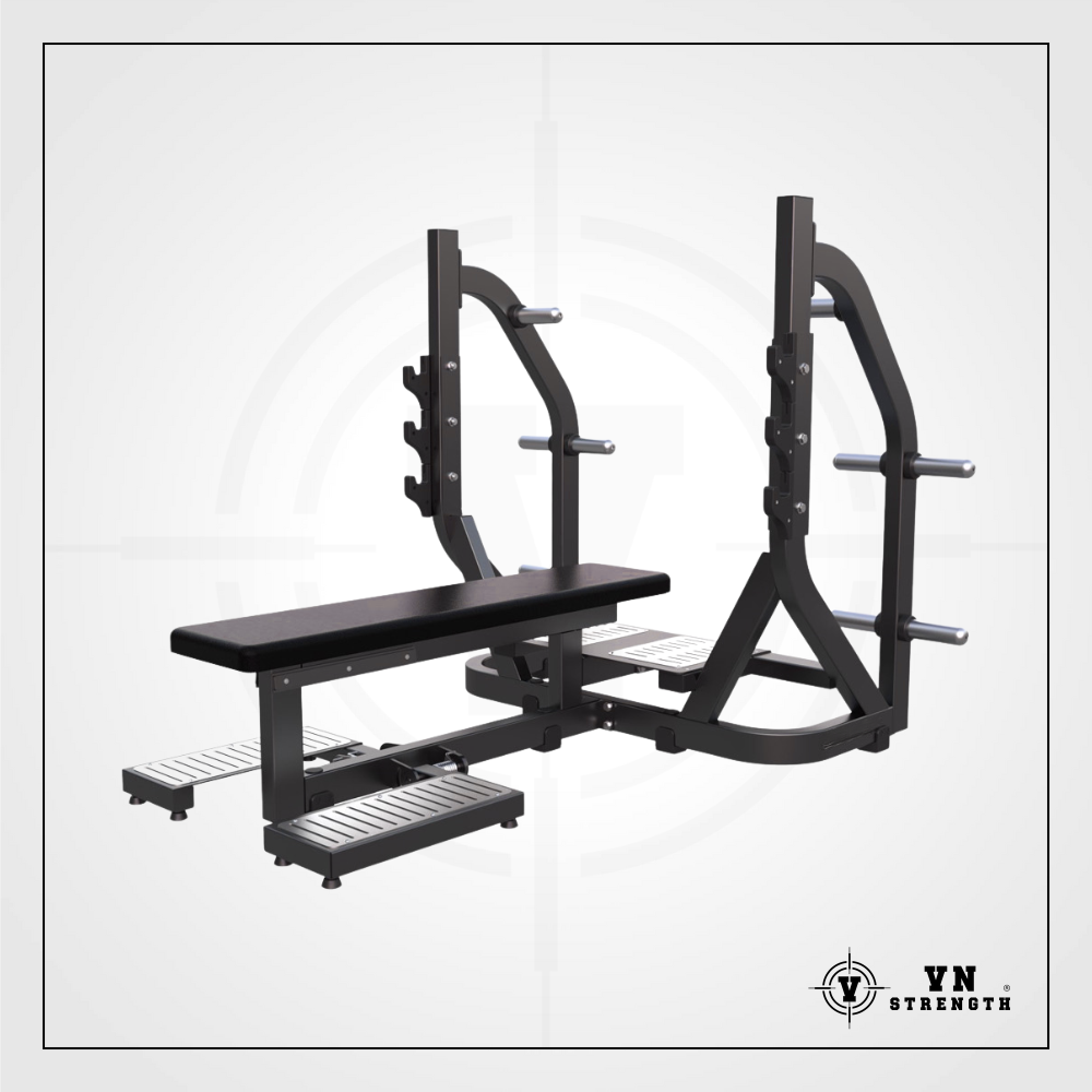 Ghế Đẩy Ngực Ngang︱Olympic Bench ︱D972