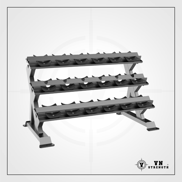 Giá Tạ 3 Tầng, 2 Cặp︱Beauty Dumbbell Rack ︱E3067