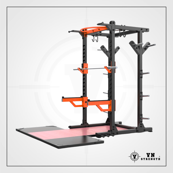 Khung Gánh Tạ︱Half Rack with Weightlifting Platform ︱E6221P