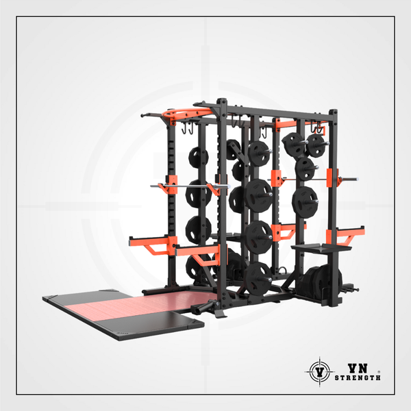 Khung Gánh Tạ︱Combo Rack with Weightlifting Platform ︱E6224P