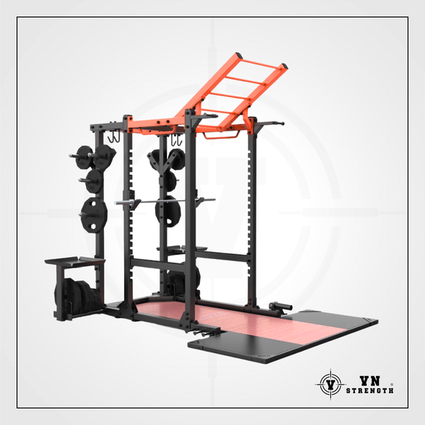 Khung Gánh Tạ︱Multi Rack with Weightlifting Platform ︱E6225P