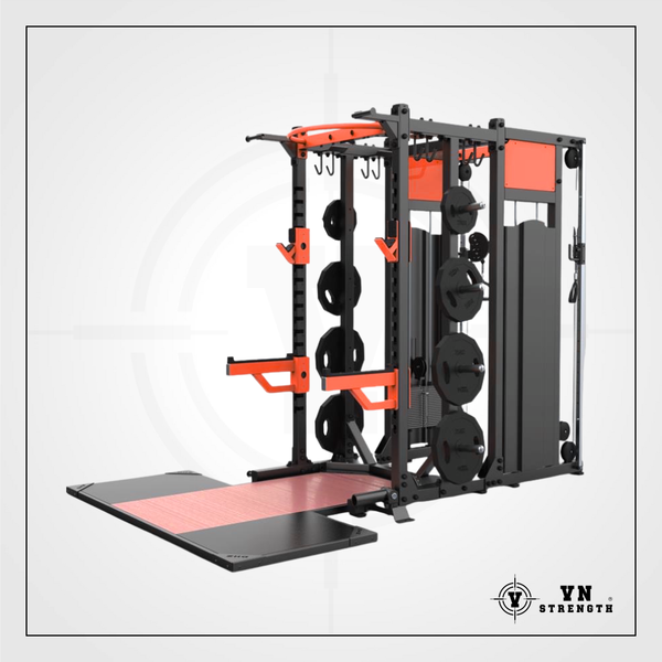 Giàn Tạ Đa Năng︱Combo Rack with Weightlifting Platform ︱E6222P
