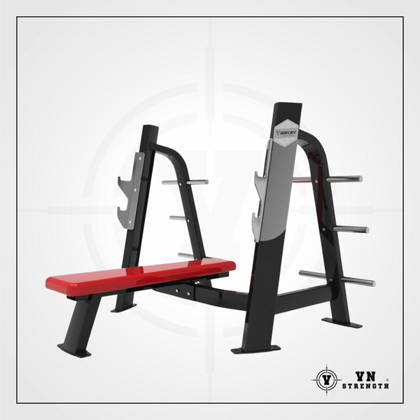 Ghế Đẩy Ngực Ngang︱Olympic Flat (Supine) Bench︱NAU 5023