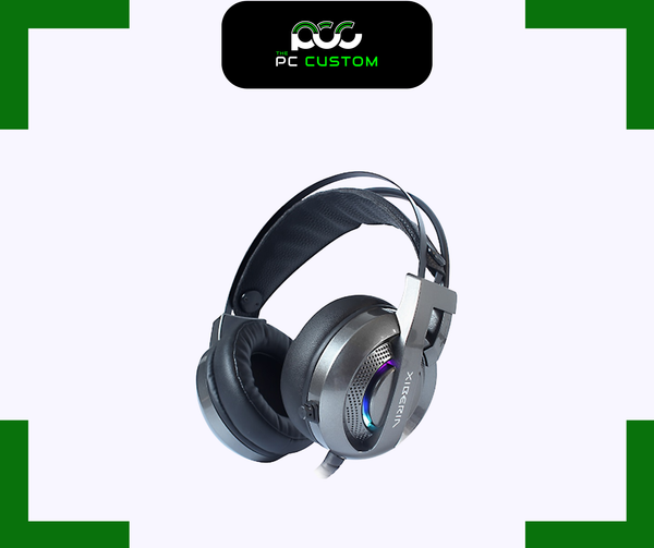  TAI NGHE XIBERIA X20  VIRTUAL 7.1 RGB LIGHTING GREY 