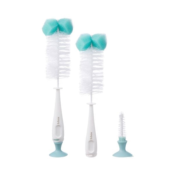  B.BOX BỘ CỌ VỆ SINH BÌNH VÀ NÚM TI 2 TRONG 1 LÀM SẠCH HIỆU QUẢ 