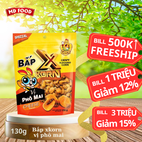 Bắp Xkorn vị phô mai 130g
