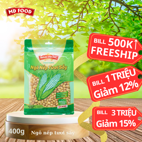 Ngô nếp tươi sấy