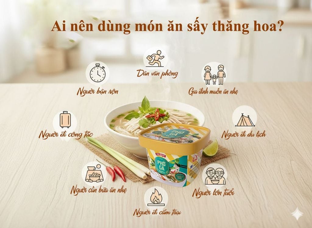 Phở gà sấy thăng hoa MDFOOD