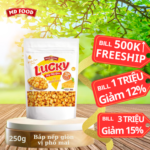 Ngô nếp sấy giòn vị phô mai LUCKY