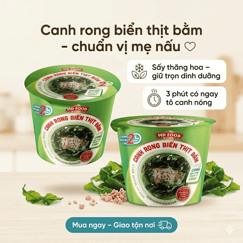 Canh Rong Biển Thịt Bằm MDFOOD