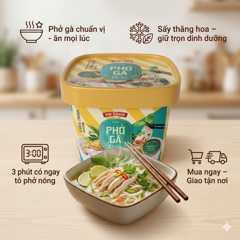 Phở gà sấy thăng hoa MDFOOD
