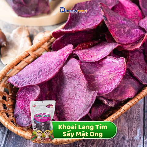  Khoai Lang Tím Sấy Mật Ong 