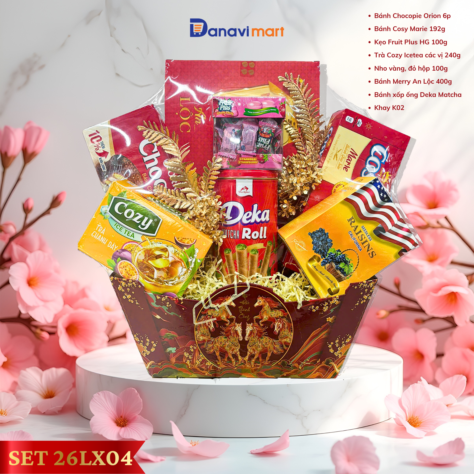  Giỏ quà TẾT "Kết Giao Cát Tường" 