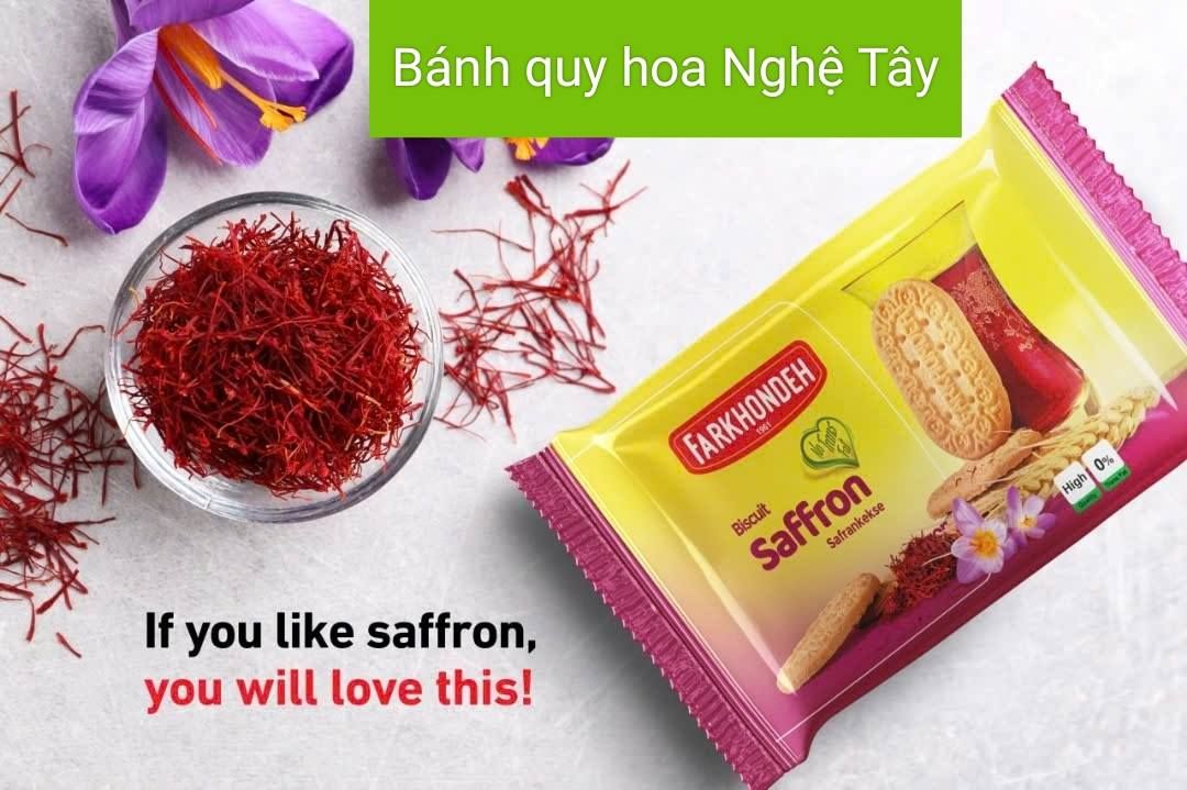  Bánh quy nhuỵ hoa nghệ tây 260g 
