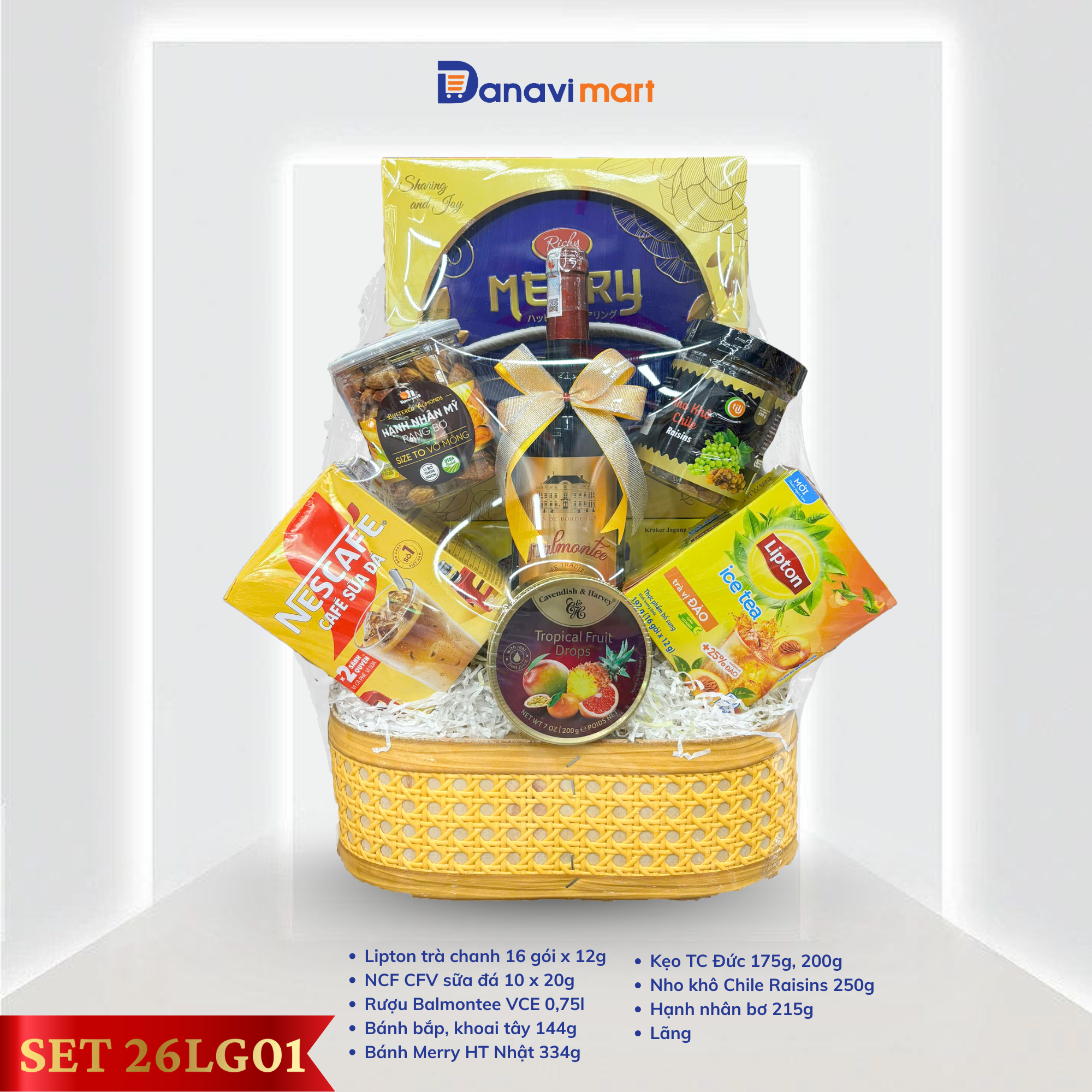  Giỏ quà TẾT "An Khang Thịnh Vượng" 