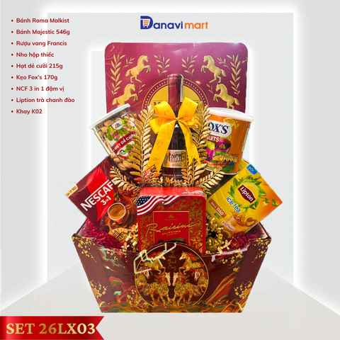  Giỏ quà TẾT "Hồng Phát Thịnh Vượng" 