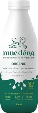  SỮA THANH TRÙNG HỮU CƠ MỤC ĐÔNG 900ML 