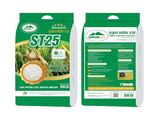  Gạo Hữu Cơ SEPON 5KG 