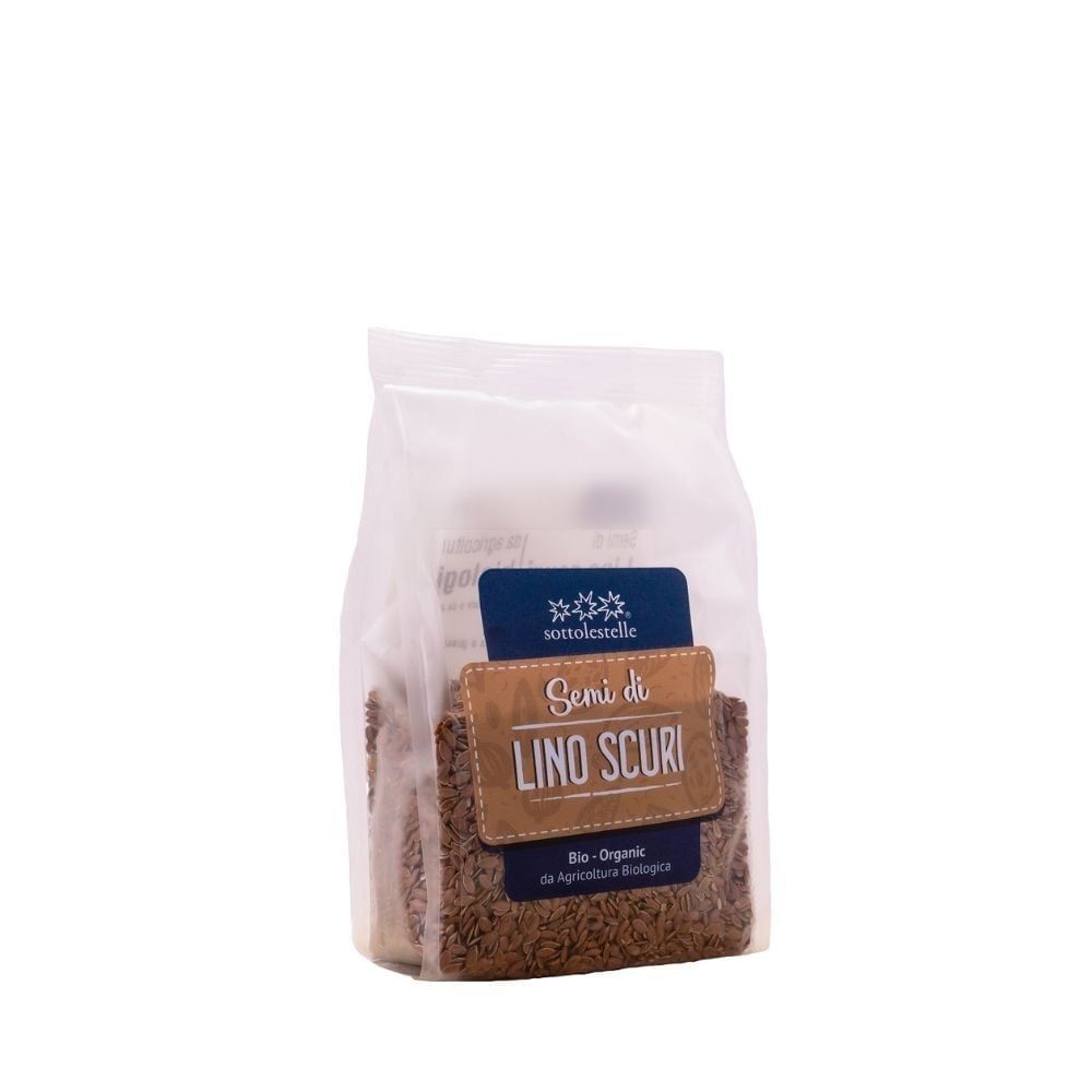  hạt lanh nâu hữu cơ sottole 200g 