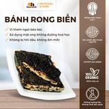  Bánh rong biển kẹp hạt smile nut túi 100g 