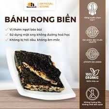  Bánh rong biển kẹp hạt smile nut túi 100g 